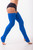 Pole Dance Leg Warmers Bright Blue 90cm