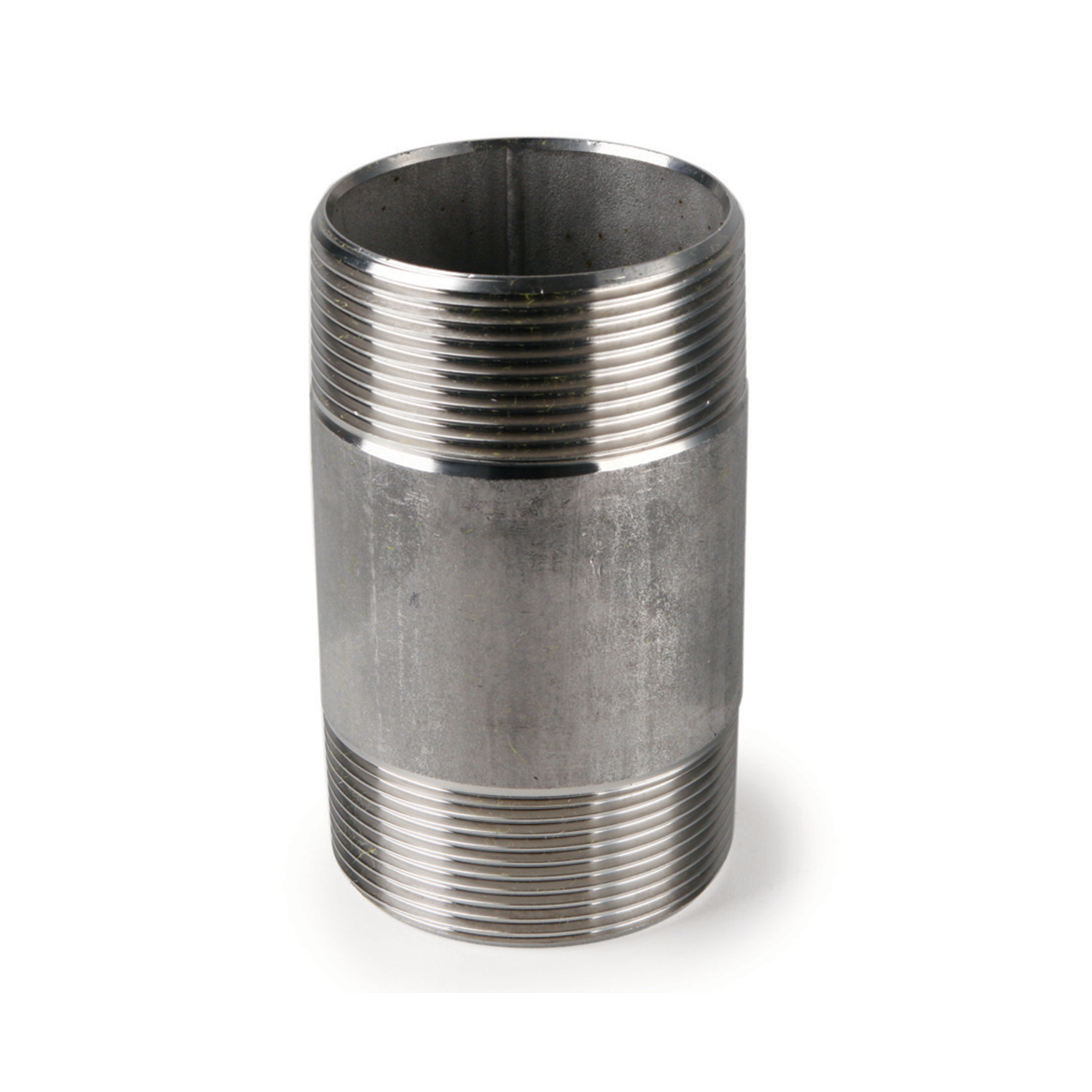 Nipplo Doppio Per Tubi R 1/4"-40mm, Tubo In Acciaio ST 37 Zincato - Foto 3