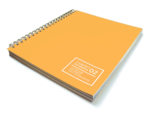 ANX-00025 three-subject notebook #2