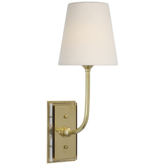 Hulton LED Wall Sconce in Hand-Rubbed Antique Brass (268|TOB 2189HAB-L-CL)
