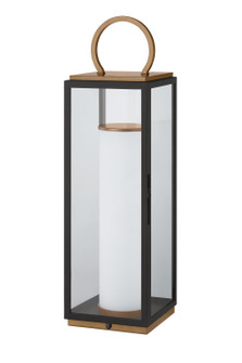 Gareth LED Table Lamp in Patina Brass/Textured Black (67|RTL6729-PBR/TBK)