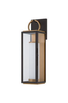 Gareth LED Wall Sconce in Patina Brass/Textured Black (67|B6718-PBR/TBK)