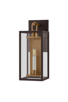 Arnold One Light Wall Sconce in Patina Brass/Textured Bronze (67|B6520-PBR/TBZ)