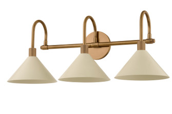 Jovani Three Light Bath in Patina Brass And Soft Sand (67|B1811-PBR/SSD)