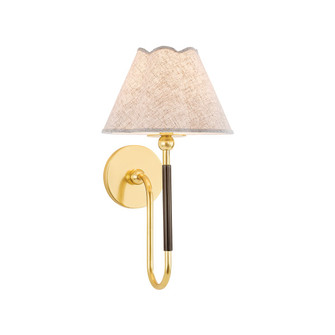 Janie One Light Wall Sconce in Aged Brass/True Bronze (428|H1043101-AGB/TRB)