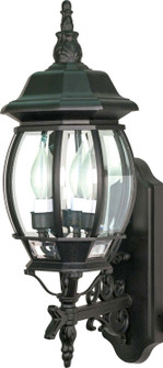 Central Park Three Light Outdoor Wall Lantern in Textured Black (72|60-890)