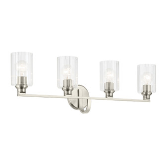 Gioe Four Light Bath in Brushed Nickel (12|55227NIFLU)
