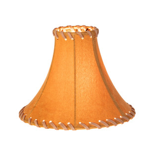 Faux Leather & Rawhide Shade in Dark Tan Faux Leather (57|26350)