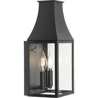 Radcliffe Two Light Outdoor Wall Lantern in Black (54|P560376-031)
