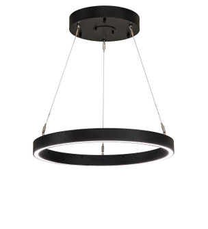 Anillo LED Pendant in Textured Black (57|278040)