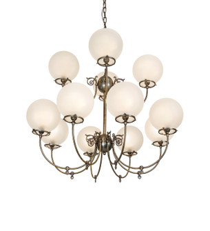 Revival 12 Light Chandelier in Antique Brass (57|276940)