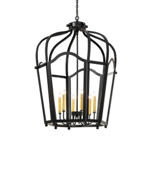 Citadel Six Light Pendant in Flat Black (57|276580)