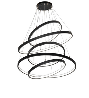 Anillo LED Chandelier in Textured Black (57|276311)