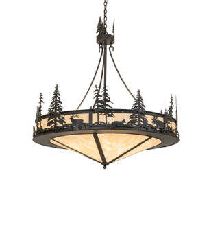 Wildlife At Dusk Six Light Pendant in Oil Rubbed Bronze (57|276264)