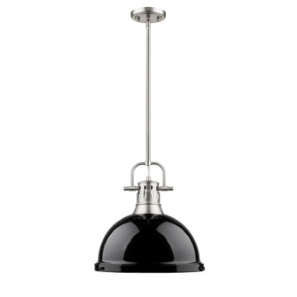 Duncan One Light Pendant in Pewter (62|3604-L PW-BK)