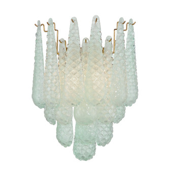 Ollie Two Light Wall Sconce in Aged Brass (60|OLL-6002-AG-GR)