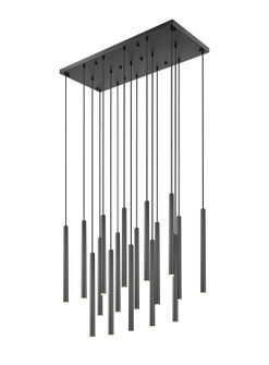 Forest LED Linear Chandelier in Matte Black (224|919MP24-17L-MB-LED)