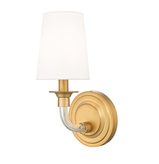 Katerina One Light Wall Sconce in Rubbed Brass (224|1950-1S-RB)
