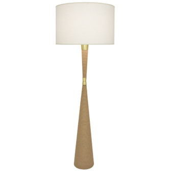 Hatteras One Light Floor Lamp in Natural Rope w/Modern Brass (165|478)