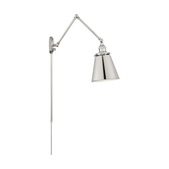 Bayard One Light Swing Arm Wall Lamp in Polished Nickel (72|60-7368)