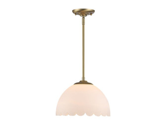 Dorinda One Light Pendant in Brushed Champagne Brass (62|6954-M BCB-OP)