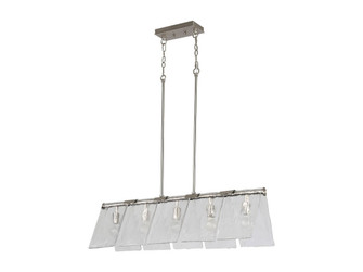 Serenity Five Light Linear Pendant in Pewter (62|6072-LP PW-HWG)