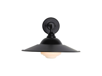 Croma One Light Wall Sconce in Matte Black (62|5096-OWL15 BLK-BLK-WB)