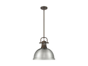 Duncan One Light Pendant in Rubbed Bronze (62|3604-L RBZ-PW)