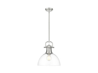 Duncan One Light Pendant in Pewter (62|3604-L PW-CLR)