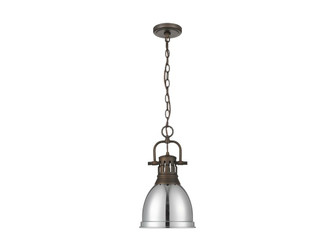 Duncan One Light Pendant in Rubbed Bronze (62|3602-S RBZ-CH)