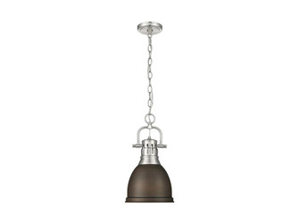 Duncan One Light Pendant in Pewter (62|3602-S PW-RBZ)