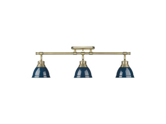 Duncan Three Light Semi-Flush Mount in Aged Brass (62|3602-3SF AB-NVY)