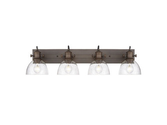 Hines Four Light Vanity in Rubbed Bronze (62|3118-BA4 RBZ-SD)