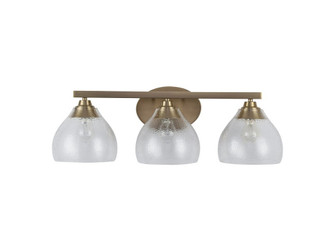 Ariella Three Light Vanity in Brushed Champagne Brass (62|1094-BA3 BCB-HCG)