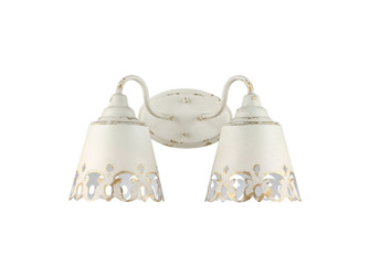 Eloise Two Light Vanity in Antique Ivory (62|0883-BA2 AI)