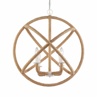 Marina Four Light Chandelier in Natural White (62|0868-4 NWT)