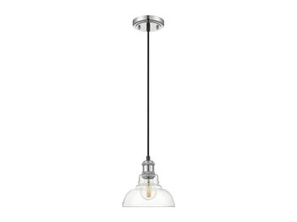 Carver One Light Mini Pendant in Chrome (62|0305-S CH-CLR)