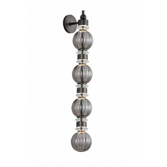 Avra LED Wall Sconce in Black (192|HF8904-BK)