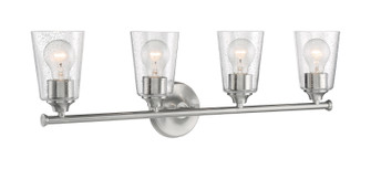 Bransel Four Light Vanity in Brushed Nickel (72|60-7184)