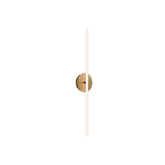 Lanky LED Wall Sconce in Aged Brass (34|WS-99527-40-AB)