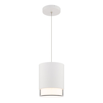 Cloak LED Pendant in White (34|PD-58509-27-WT)