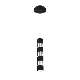Super Star LED Pendant in Black (34|PD-15514-35-BK)