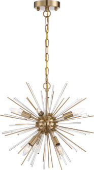 Cirrus Six Light Chandelier in Vintage Brass (72|60-6992)