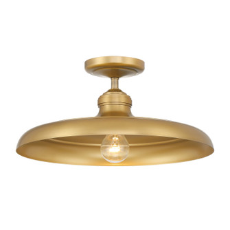 Crowne One Light Semi Flush Mount in Legacy Brass (7|3936-732)