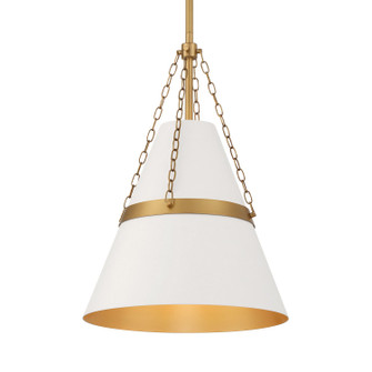 Springfield One Light Pendant in Off White Cream (7|3933-879)