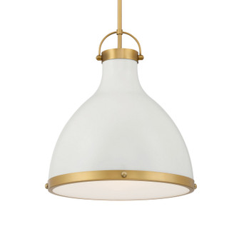 Lynk One Light Pendant in Off White Cream (7|3932-879)
