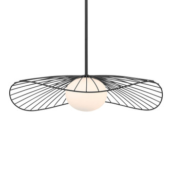 Langley One Light Pendant in Dark Matte Black (7|140-899)