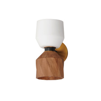 Akimbo Two Light Wall Sconce in Dark Bronze/Antique Brass (16|28271DBZAB)