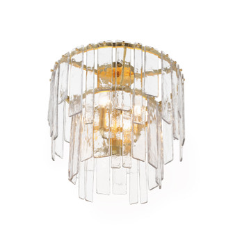 Warren Four Light Semi-Flush / Pendant in Gold Leaf (16|21833AGGL)