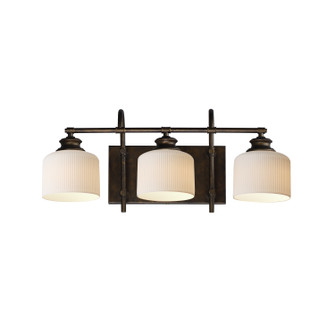 Bisque Three Light Bath Vanity in Oil Rubbed Bronze (16|21493WTOI)